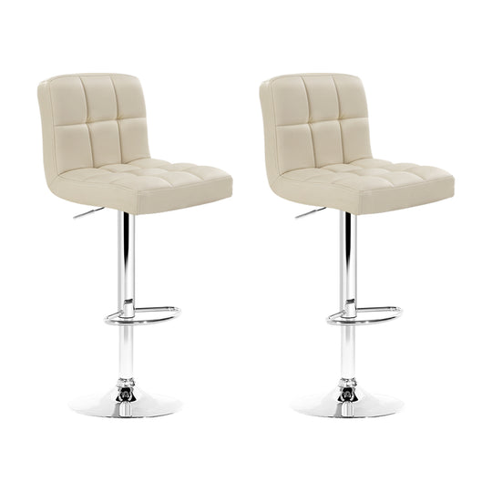 DSZ Product, feed-cond-new, feed-sl-DSZ Freight Payable, newArtiss 2 X  Bar Stools Leather Gas Lift Beige - Premium Furniture > Bar Stools & Chairs > Table & Bar Stools from Artiss ! Shop Online Buy Now at S & D's Value Store Family Business Best Customer ServiceDSZ Product, feed-cond-new, feed-sl-DSZ Freight Payable, new