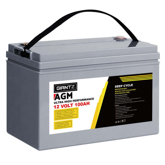 DSZ Product, feed-cond-new, feed-sl-DSZ Freight Payable, newGiantz Agm Deep Cycle Battery 12V 100Ah Box Portable Solar Caravan Camping - Premium Outdoor Recreation > Camping > Batteries & Generators from Giantz ! Shop Online Buy Now at S & D's Value Store Family Business Best Customer ServiceDSZ Product, feed-cond-new, feed-sl-DSZ Freight Payable, new