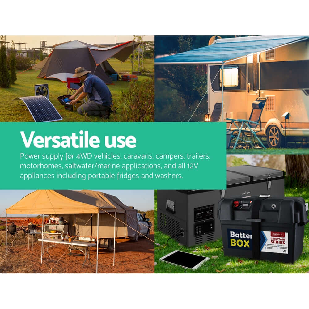 DSZ Product, feed-cond-new, feed-sl-DSZ Freight Payable, newGiantz Agm Deep Cycle Battery 12V 100Ah Box Portable Solar Caravan Camping - Premium Outdoor Recreation > Camping > Batteries & Generators from Giantz ! Shop Online Buy Now at S & D's Value Store Family Business Best Customer ServiceDSZ Product, feed-cond-new, feed-sl-DSZ Freight Payable, new