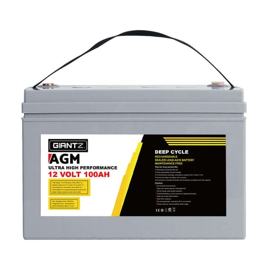 DSZ Product, feed-cond-new, feed-sl-DSZ Freight Payable, newGiantz Agm Deep Cycle Battery 12V 100Ah X2 Box Portable Solar Caravan Camping - Premium Outdoor Recreation > Camping > Batteries & Generators from Giantz ! Shop Online Buy Now at S & D's Value Store Family Business Best Customer ServiceDSZ Product, feed-cond-new, feed-sl-DSZ Freight Payable, new