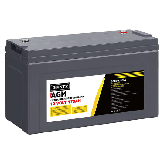 DSZ Product, feed-cond-new, feed-sl-DSZ Freight Payable, newGiantz Agm Deep Cycle Battery 12V 170Ah Box Portable Solar Caravan Camping - Premium Outdoor Recreation > Camping > Batteries & Generators from Giantz ! Shop Online Buy Now at S & D's Value Store Family Business Best Customer ServiceDSZ Product, feed-cond-new, feed-sl-DSZ Freight Payable, new