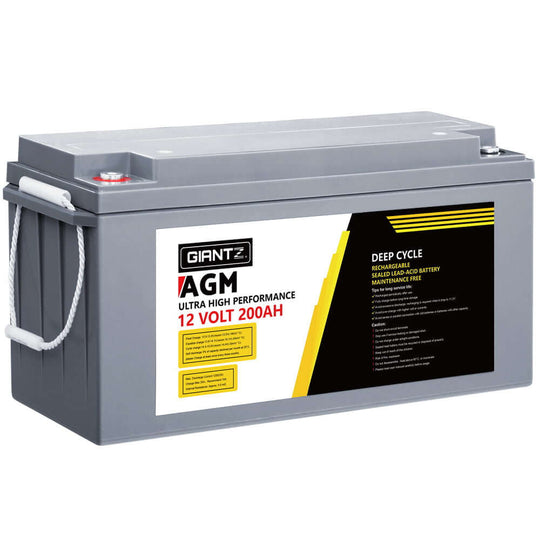 DSZ Product, feed-cond-new, feed-sl-DSZ Freight Payable, newGiantz Agm Deep Cycle Battery 12V 200Ah Box Portable Solar Caravan Camping - Premium Outdoor Recreation > Camping > Batteries & Generators from Giantz ! Shop Online Buy Now at S & D's Value Store Family Business Best Customer ServiceDSZ Product, feed-cond-new, feed-sl-DSZ Freight Payable, new