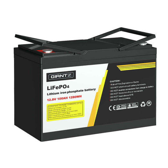 _label_, DSZ Product, feed-cond-new, feed-sl-free shipping, free-shipping, newGiantz 12V 100Ah Lithium Battery Lifepo4 Deep Cycle Box Solar Caravan Camping - Premium Outdoor Recreation > Camping > Batteries & Generators from Giantz ! Shop Online Buy Now at S & D's Value Store Family Business Best Customer Service_label_, DSZ Product, feed-cond-new, feed-sl-free shipping, free-shipping, new