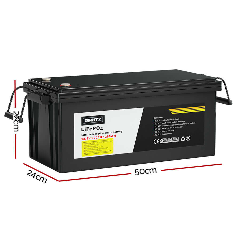 DSZ Product, feed-cond-new, feed-sl-DSZ Freight Payable, newGiantz 12V 200Ah Lithium Battery Lifepo4 Deep Cycle Box Solar Caravan Camping - Premium Outdoor Recreation > Camping > Batteries & Generators from Giantz ! Shop Online Buy Now at S & D's Value Store Family Business Best Customer ServiceDSZ Product, feed-cond-new, feed-sl-DSZ Freight Payable, new