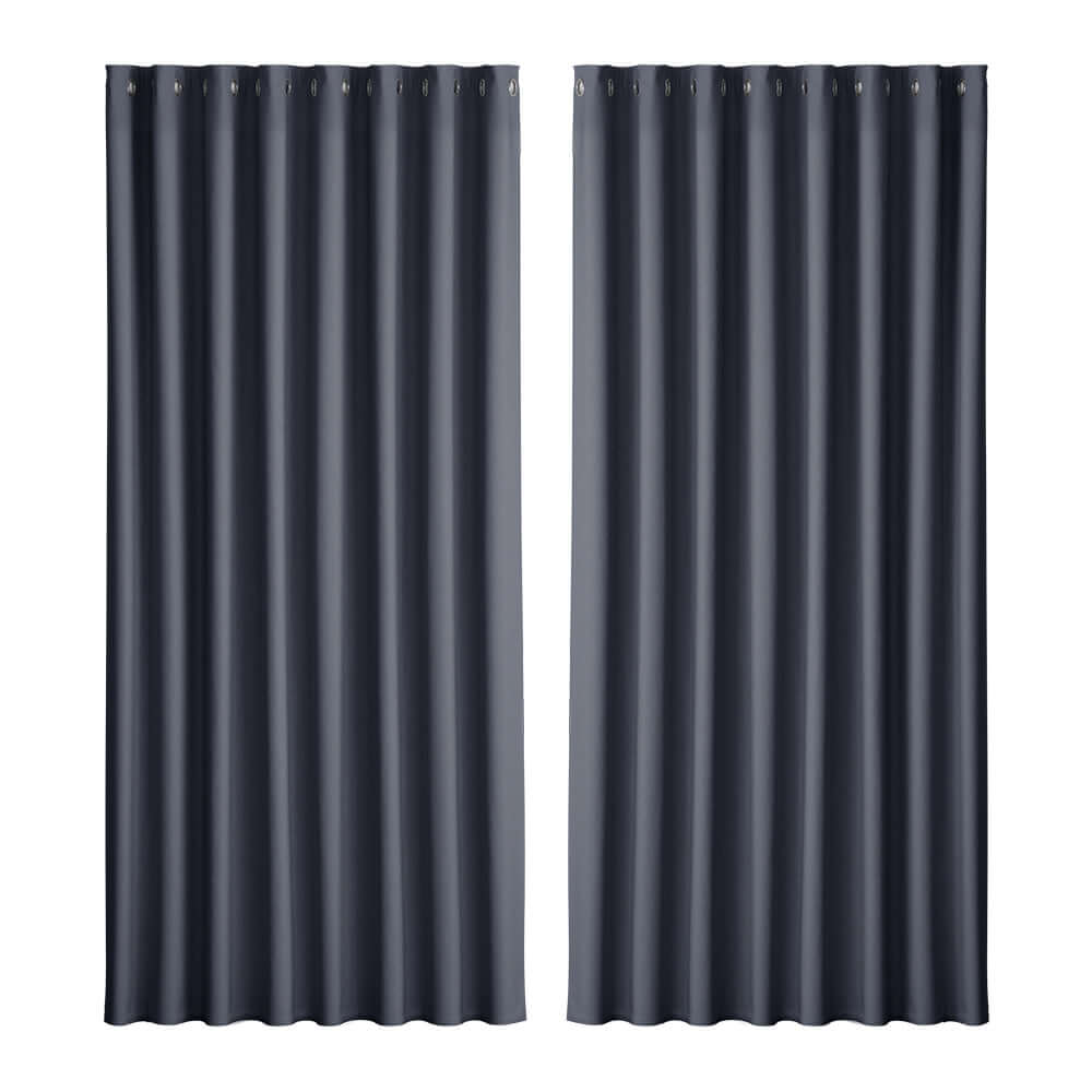 _label_, DSZ Product, feed-cond-new, feed-sl-free shipping, free-shipping, newArtiss 2 X  Blockout Curtains Eyelet 300 X 230Cm Charcoal - Premium Home & Garden > Curtains > Curtains & Drapes from Artiss ! Shop Online Buy Now at S & D's Value Store Family Business Best Customer Service_label_, DSZ Product, feed-cond-new, feed-sl-free shipping, free-shipping, new