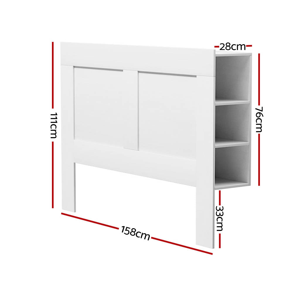 DSZ Product, feed-cond-new, feed-sl-DSZ Freight Payable, newArtiss Bed Head Headboard Queen With Shelves - Cabi White - Premium Furniture > Bedroom > Beds & Bed Frames from Artiss ! Shop Online Buy Now at S & D's Value Store Family Business Best Customer ServiceDSZ Product, feed-cond-new, feed-sl-DSZ Freight Payable, new