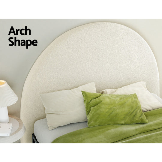 DSZ Product, feed-cond-new, feed-sl-DSZ Freight Payable, newArtiss Bed Head Headboard Bed Frame Queen Boucle - Grei White - Premium Furniture > Bedroom > Beds & Bed Frames from Artiss ! Shop Online Buy Now at S & D's Value Store Family Business Best Customer ServiceDSZ Product, feed-cond-new, feed-sl-DSZ Freight Payable, new