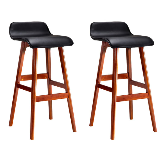 _label_, DSZ Product, feed-cond-new, feed-sl-free shipping, free-shipping, newArtiss 2 X  Bar Stools Wooden Stool Black - Premium Furniture > Bar Stools & Chairs > Table & Bar Stools from Artiss ! Shop Online Buy Now at S & D's Value Store Family Business Best Customer Service_label_, DSZ Product, feed-cond-new, feed-sl-free shipping, free-shipping, new