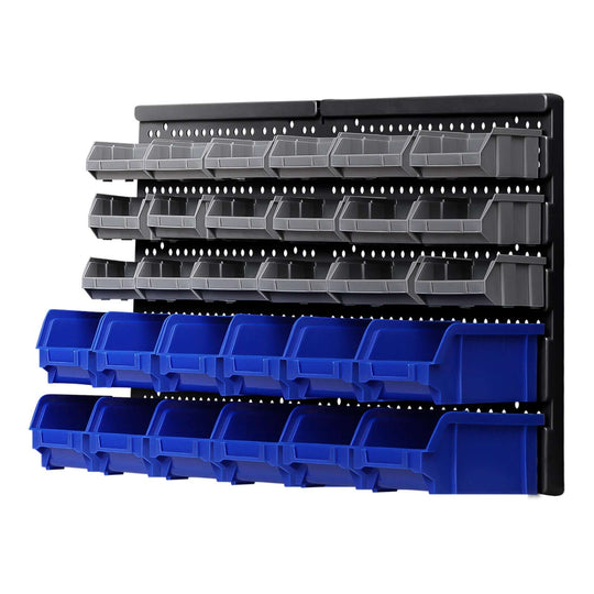 _label_, DSZ Product, feed-cond-new, feed-sl-free shipping, free-shipping, newGiantz 30 Storage Bin Rack Wall Mounted - Premium Tools > Tools Storage > Wall Storage Racks from Giantz ! Shop Online Buy Now at S & D's Value Store Family Business Best Customer Service_label_, DSZ Product, feed-cond-new, feed-sl-free shipping, free-shipping, new