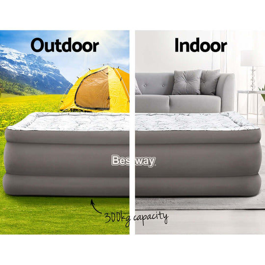 _label_, DSZ Product, feed-cond-new, feed-sl-free shipping, free-shipping, newBestway Air Mattress Queen Inflatable Bed 56Cm Airbed Grey - Premium Outdoor Recreation > Camping > Inflatable Mattresses from Bestway ! Shop Online Buy Now at S & D's Value Store Family Business Best Customer Service_label_, DSZ Product, feed-cond-new, feed-sl-free shipping, free-shipping, new