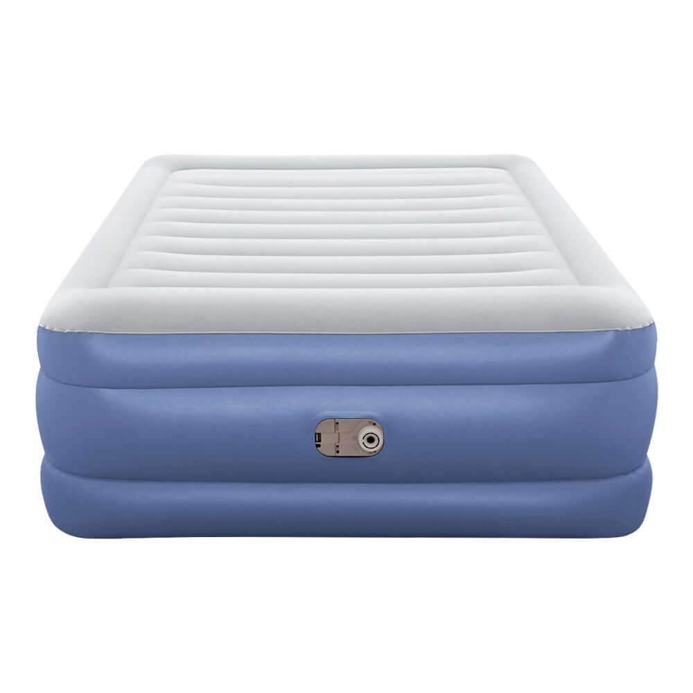 _label_, DSZ Product, feed-cond-new, feed-sl-free shipping, free-shipping, newBestway Air Mattress Queen Inflatable Bed 61Cm Airbed Blue - Premium Outdoor Recreation > Camping > Inflatable Mattresses from Bestway ! Shop Online Buy Now at S & D's Value Store Family Business Best Customer Service_label_, DSZ Product, feed-cond-new, feed-sl-free shipping, free-shipping, new