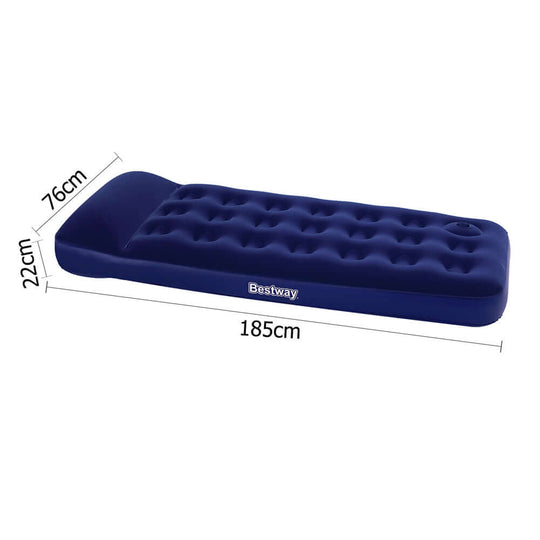 _label_, DSZ Product, feed-cond-new, feed-sl-free shipping, free-shipping, newBestway Single Size Inflatable Air Mattress - Navy - Premium Outdoor Recreation > Camping > Inflatable Mattresses from Bestway ! Shop Online Buy Now at S & D's Value Store Family Business Best Customer Service_label_, DSZ Product, feed-cond-new, feed-sl-free shipping, free-shipping, new