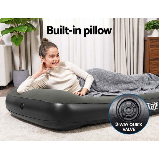 _label_, DSZ Product, feed-cond-new, feed-sl-free shipping, free-shipping, newBestway Air Mattress Single Inflatable Bed 30Cm Airbed Grey - Premium Outdoor Recreation > Camping > Inflatable Mattresses from Bestway ! Shop Online Buy Now at S & D's Value Store Family Business Best Customer Service_label_, DSZ Product, feed-cond-new, feed-sl-free shipping, free-shipping, new