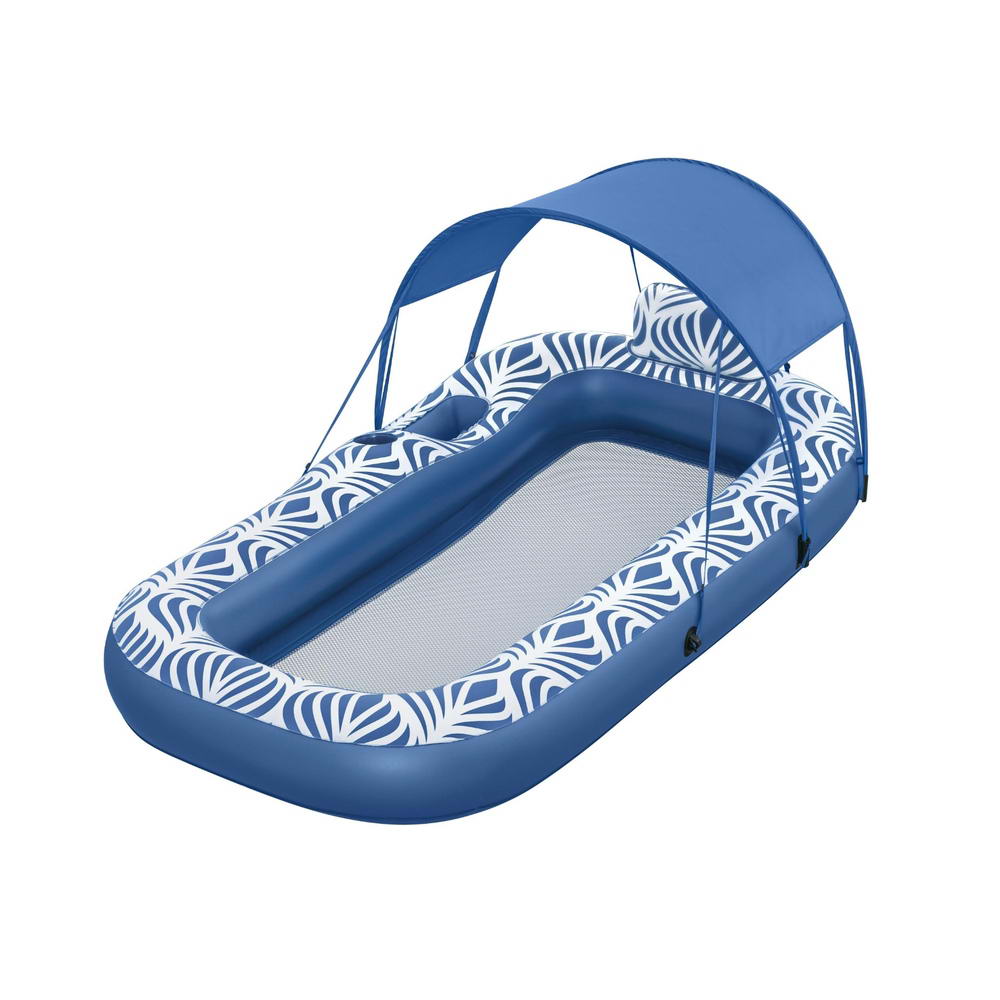 _label_, DSZ Product, feed-cond-new, feed-sl-free shipping, free-shipping, newBestway Inflatable Floating Float Lounger With Sunshade Canopy 1.98M X 1.12M Blue - Premium Home & Garden > Pool & Accessories > Pool Toys & Inflatables from Bestway ! Shop Online Buy Now at S & D's Value Store Family Business Best Customer Service_label_, DSZ Product, feed-cond-new, feed-sl-free shipping, free-shipping, new