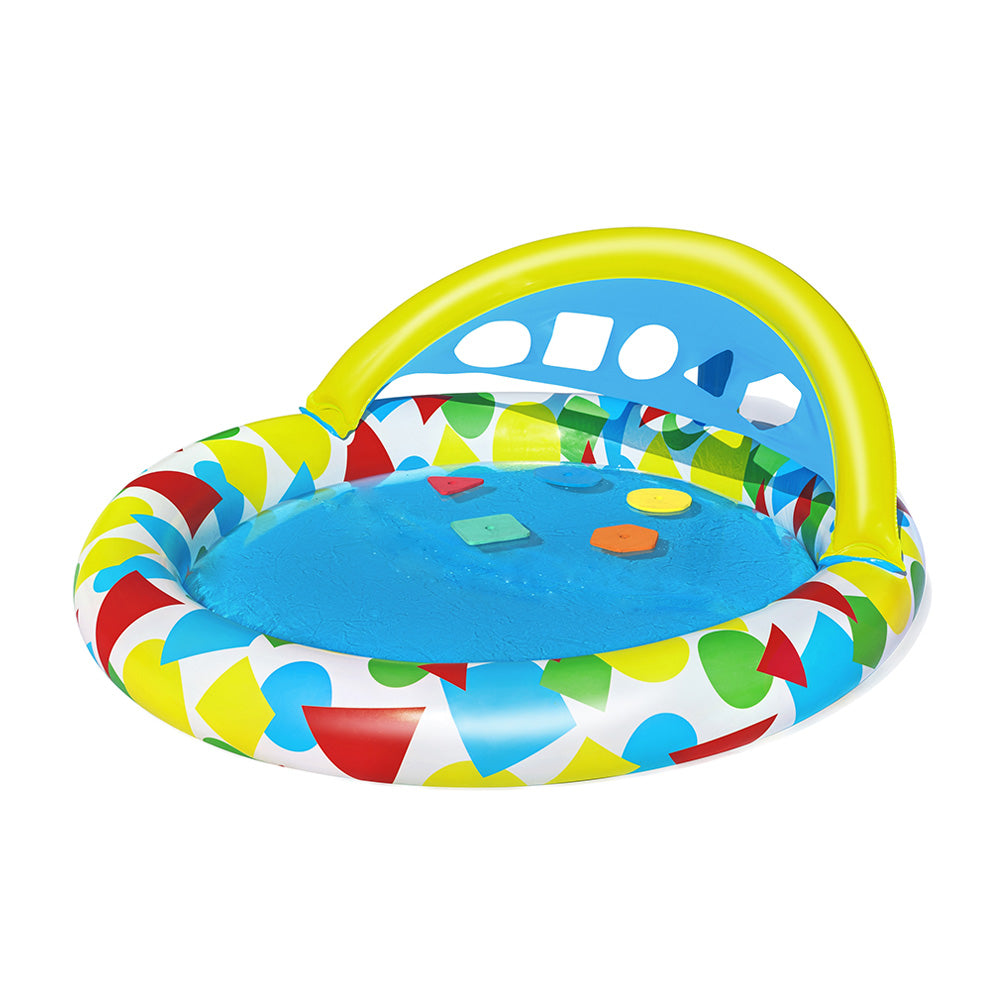 _label_, DSZ Product, feed-cond-new, feed-sl-free shipping, free-shipping, newBestway Kids Pool 120 X 117 X 46Cm Inflatable Play Swimming Pools W/ Canopy 45L - Premium Home & Garden > Pool & Accessories > Swimming Pools from Bestway ! Shop Online Buy Now at S & D's Value Store Family Business Best Customer Service_label_, DSZ Product, feed-cond-new, feed-sl-free shipping, free-shipping, new