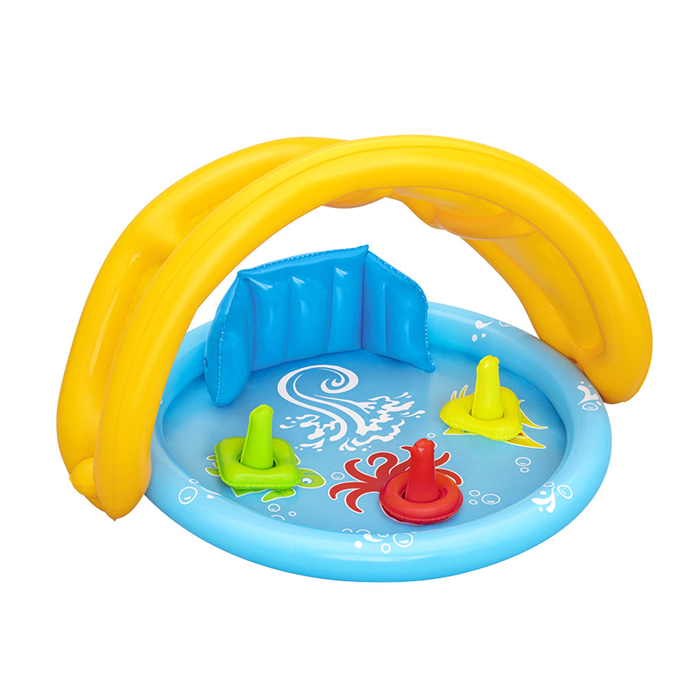 _label_, DSZ Product, feed-cond-new, feed-sl-free shipping, free-shipping, newBestway Kids Pool 115 X 89 X 76Cm Inflatable Play Swimming Pools W/ Canopy 31L - Premium Home & Garden > Pool & Accessories > Swimming Pools from Bestway ! Shop Online Buy Now at S & D's Value Store Family Business Best Customer Service_label_, DSZ Product, feed-cond-new, feed-sl-free shipping, free-shipping, new