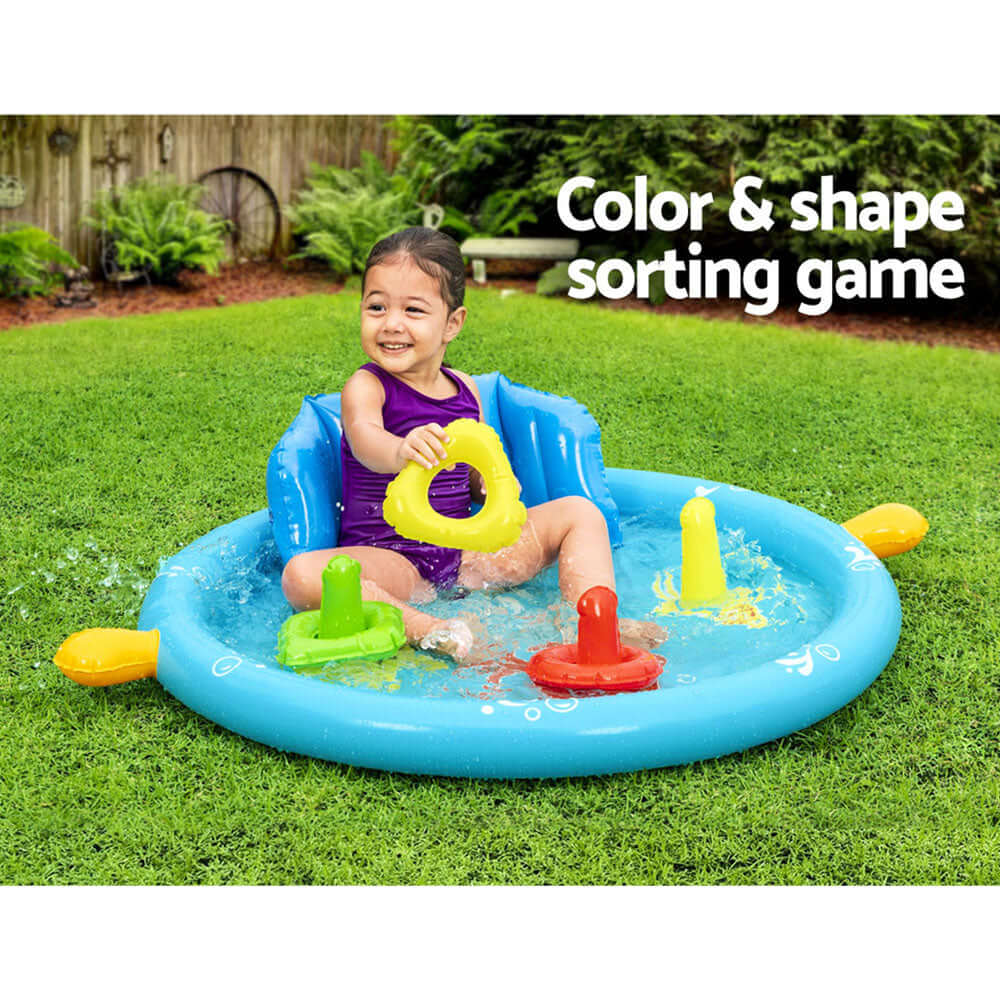 _label_, DSZ Product, feed-cond-new, feed-sl-free shipping, free-shipping, newBestway Kids Pool 115 X 89 X 76Cm Inflatable Play Swimming Pools W/ Canopy 31L - Premium Home & Garden > Pool & Accessories > Swimming Pools from Bestway ! Shop Online Buy Now at S & D's Value Store Family Business Best Customer Service_label_, DSZ Product, feed-cond-new, feed-sl-free shipping, free-shipping, new