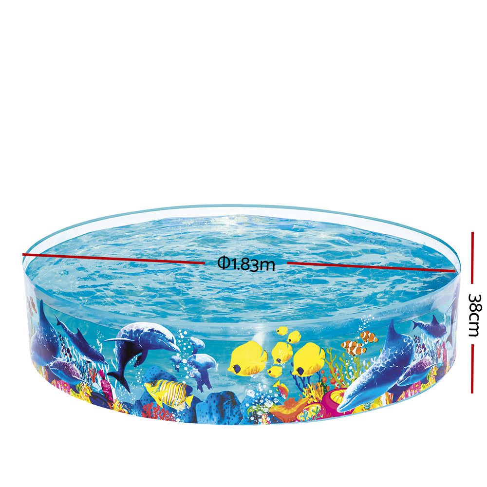 _label_, DSZ Product, feed-cond-new, feed-sl-free shipping, free-shipping, newBestway Kids Pool 183 X 38Cm Round Above Ground Rigid Swimming Pools Undersea 946L - Premium Home & Garden > Pool & Accessories > Swimming Pools from Bestway ! Shop Online Buy Now at S & D's Value Store Family Business Best Customer Service_label_, DSZ Product, feed-cond-new, feed-sl-free shipping, free-shipping, new