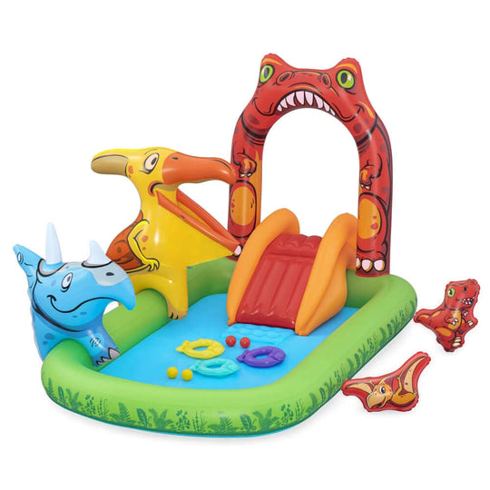 _label_, DSZ Product, feed-cond-new, feed-sl-free shipping, free-shipping, newBestway Kids Inflatable Play Splash Pool With Slide Ball Tossing Toys 242 X 140Cm - Premium Home & Garden > Pool & Accessories > Pool Toys & Inflatables from Bestway ! Shop Online Buy Now at S & D's Value Store Family Business Best Customer Service_label_, DSZ Product, feed-cond-new, feed-sl-free shipping, free-shipping, new