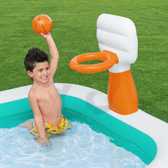 _label_, DSZ Product, feed-cond-new, feed-sl-free shipping, free-shipping, newBestway Kids Inflatable Pool Above Ground Play Pools Basketball Hoop 251 X 168Cm - Premium Home & Garden > Pool & Accessories > Pool Toys & Inflatables from Bestway ! Shop Online Buy Now at S & D's Value Store Family Business Best Customer Service_label_, DSZ Product, feed-cond-new, feed-sl-free shipping, free-shipping, new