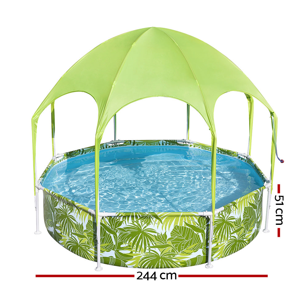 DSZ Product, feed-cond-new, feed-sl-DSZ Freight Payable, newBestway Kids Pool 244 X 51Cm Steel Frame Swimming Play Pools Canopy 1688L - Premium Home & Garden > Pool & Accessories > Swimming Pools from Bestway ! Shop Online Buy Now at S & D's Value Store Family Business Best Customer ServiceDSZ Product, feed-cond-new, feed-sl-DSZ Freight Payable, new