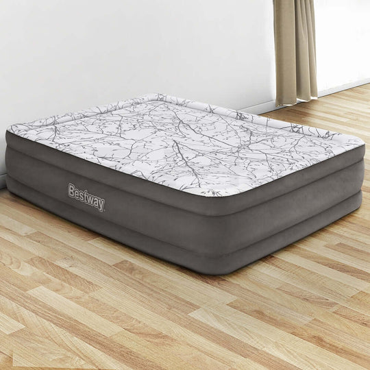 DSZ Product, feed-cond-new, feed-sl-DSZ Freight Payable, newBestway Air Mattress Queen Inflatable Bed 46Cm Airbed Decorated Surface Grey - Premium Outdoor Recreation > Camping > Inflatable Mattresses from Bestway ! Shop Online Buy Now at S & D's Value Store Family Business Best Customer ServiceDSZ Product, feed-cond-new, feed-sl-DSZ Freight Payable, new