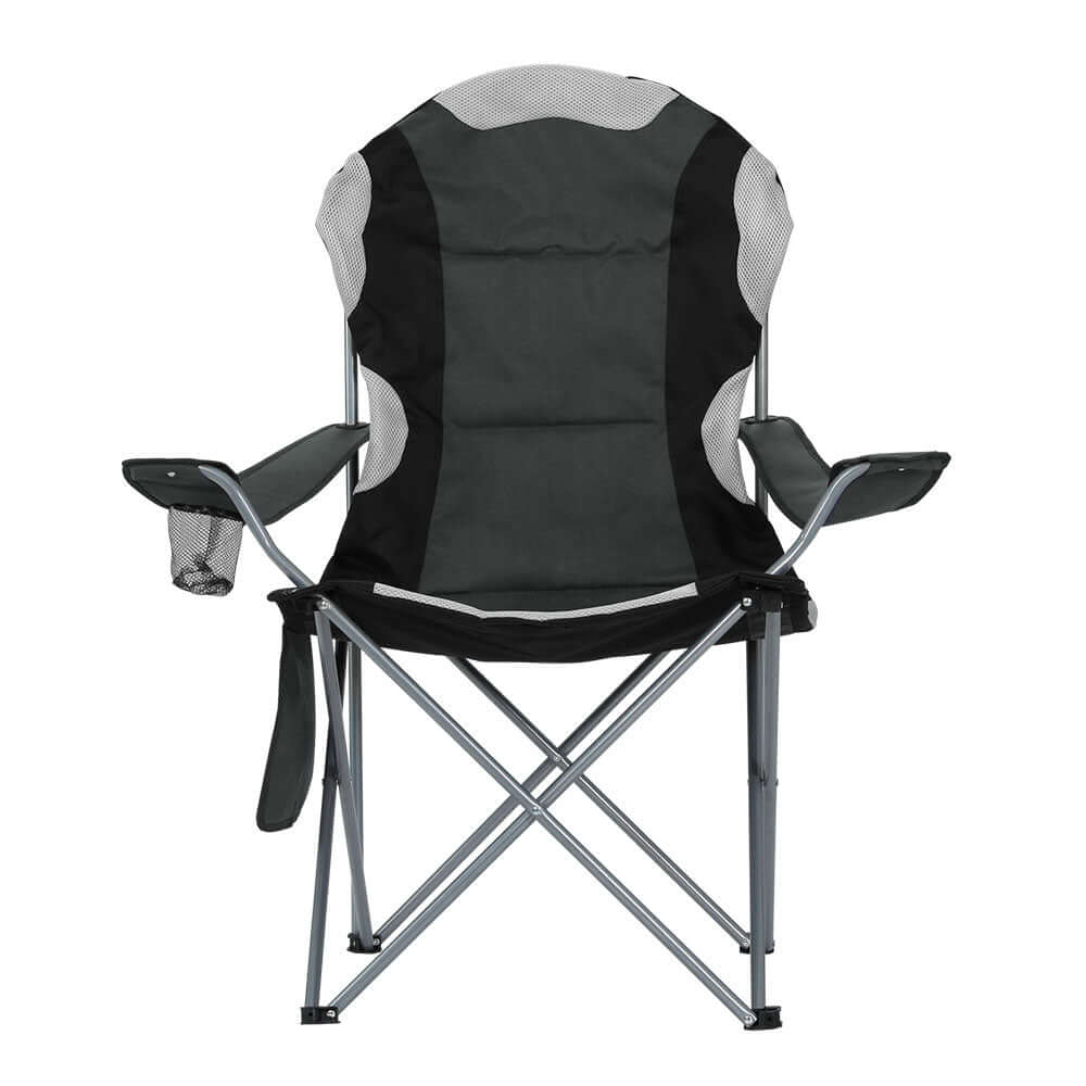 _label_, DSZ Product, feed-cond-new, feed-sl-free shipping, free-shipping, newWeisshorn Camping Folding Chair Portable Outdoor Hiking Fishing Picnic Grey 2Pcs - Premium Outdoor Recreation > Camping > Camp Furniture from Weisshorn ! Shop Online Buy Now at S & D's Value Store Family Business Best Customer Service_label_, DSZ Product, feed-cond-new, feed-sl-free shipping, free-shipping, new