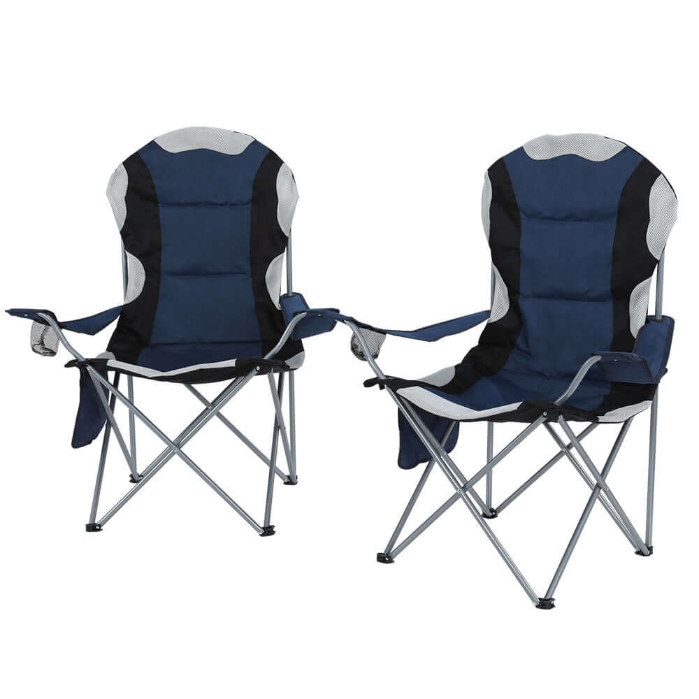 _label_, DSZ Product, feed-cond-new, feed-sl-free shipping, free-shipping, newWeisshorn Camping Folding Chair Portable Outdoor Hiking Fishing Picnic Navy 2Pcs - Premium Outdoor Recreation > Camping > Camp Furniture from Weisshorn ! Shop Online Buy Now at S & D's Value Store Family Business Best Customer Service_label_, DSZ Product, feed-cond-new, feed-sl-free shipping, free-shipping, new