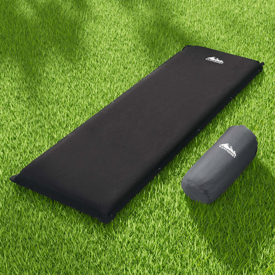 _label_, DSZ Product, feed-cond-new, feed-sl-free shipping, free-shipping, newWeisshorn Self Inflating Mattress Camping Sleeping Mat Air Bed Pad Single Black - Premium Outdoor Recreation > Camping > Inflatable Mattresses from Weisshorn ! Shop Online Buy Now at S & D's Value Store Family Business Best Customer Service_label_, DSZ Product, feed-cond-new, feed-sl-free shipping, free-shipping, new