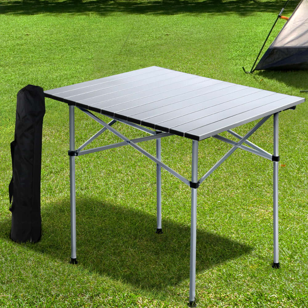 _label_, DSZ Product, feed-cond-new, feed-sl-free shipping, free-shipping, newWeisshorn Folding Camping Table 70Cm Roll Up Outdoor Picnic Bbq Aluminium Desk - Premium Outdoor Recreation > Camping > Camp Furniture from Weisshorn ! Shop Online Buy Now at S & D's Value Store Family Business Best Customer Service_label_, DSZ Product, feed-cond-new, feed-sl-free shipping, free-shipping, new