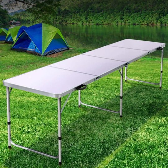 DSZ Product, feed-cond-new, feed-sl-DSZ Freight Payable, newWeisshorn Folding Camping Table 240Cm Portable Outdoor Picnic Bbq Aluminium Desk - Premium Outdoor Recreation > Camping > Camp Furniture from Weisshorn ! Shop Online Buy Now at S & D's Value Store Family Business Best Customer ServiceDSZ Product, feed-cond-new, feed-sl-DSZ Freight Payable, new