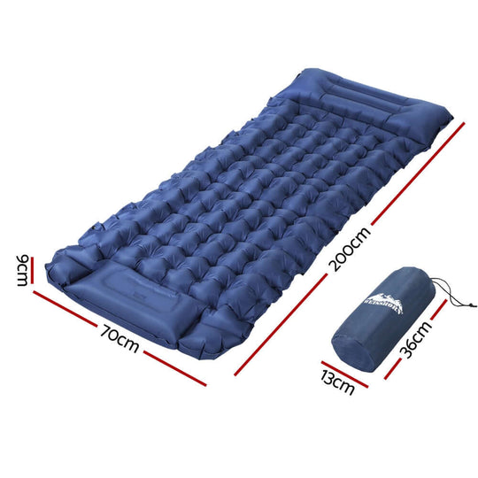 _label_, DSZ Product, feed-cond-new, feed-sl-free shipping, free-shipping, newWeisshorn Self Inflating Mattress Camping Sleeping Mat Air Bed Single Pillow Bag - Premium Outdoor Recreation > Camping > Inflatable Mattresses from Weisshorn ! Shop Online Buy Now at S & D's Value Store Family Business Best Customer Service_label_, DSZ Product, feed-cond-new, feed-sl-free shipping, free-shipping, new