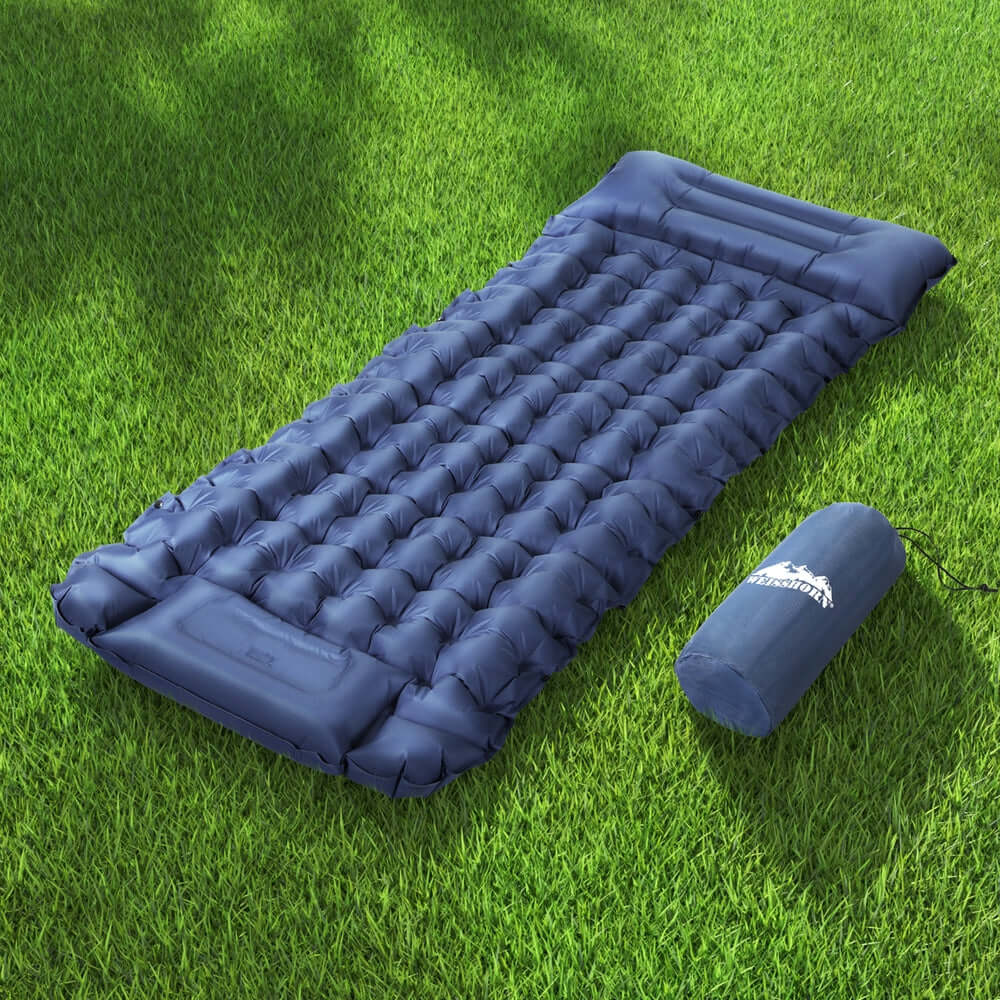 _label_, DSZ Product, feed-cond-new, feed-sl-free shipping, free-shipping, newWeisshorn Self Inflating Mattress Camping Sleeping Mat Air Bed Single Pillow Bag - Premium Outdoor Recreation > Camping > Inflatable Mattresses from Weisshorn ! Shop Online Buy Now at S & D's Value Store Family Business Best Customer Service_label_, DSZ Product, feed-cond-new, feed-sl-free shipping, free-shipping, new