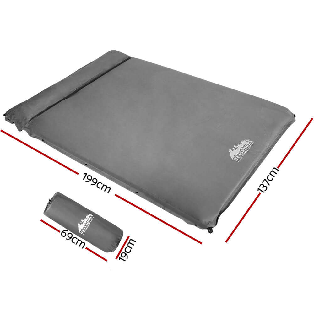 _label_, DSZ Product, feed-cond-new, feed-sl-free shipping, free-shipping, newWeisshorn Self Inflating Mattress - Grey - Premium Outdoor Recreation > Camping > Inflatable Mattresses from Weisshorn ! Shop Online Buy Now at S & D's Value Store Family Business Best Customer Service_label_, DSZ Product, feed-cond-new, feed-sl-free shipping, free-shipping, new