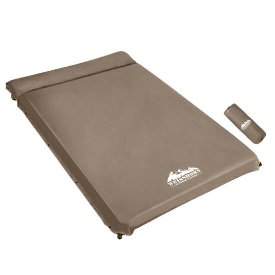 _label_, DSZ Product, feed-cond-new, feed-sl-free shipping, free-shipping, newWeisshorn Self Inflating Mattress 10Cm Camping Sleeping Mat Air Double Coffee - Premium Outdoor Recreation > Camping > Inflatable Mattresses from Weisshorn ! Shop Online Buy Now at S & D's Value Store Family Business Best Customer Service_label_, DSZ Product, feed-cond-new, feed-sl-free shipping, free-shipping, new