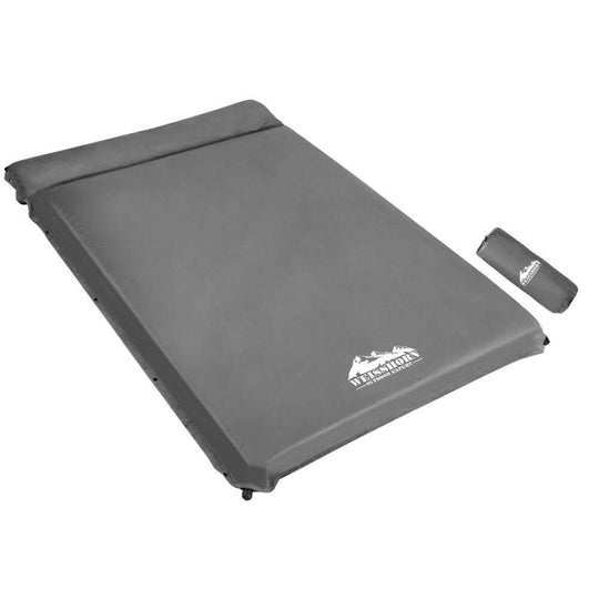 _label_, DSZ Product, feed-cond-new, feed-sl-free shipping, free-shipping, newWeisshorn Self Inflating Mattress 10Cm Camping Sleeping Mat Air Double Grey - Premium Outdoor Recreation > Camping > Inflatable Mattresses from Weisshorn ! Shop Online Buy Now at S & D's Value Store Family Business Best Customer Service_label_, DSZ Product, feed-cond-new, feed-sl-free shipping, free-shipping, new