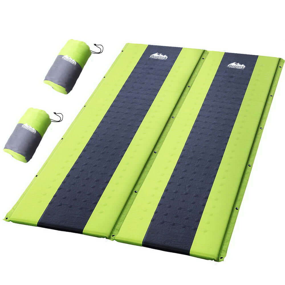 _label_, DSZ Product, feed-cond-new, feed-sl-free shipping, free-shipping, newWeisshorn Self Inflating Mattress Camping Sleeping Mat Air Bed Pad Double Green - Premium Outdoor Recreation > Camping > Inflatable Mattresses from Weisshorn ! Shop Online Buy Now at S & D's Value Store Family Business Best Customer Service_label_, DSZ Product, feed-cond-new, feed-sl-free shipping, free-shipping, new