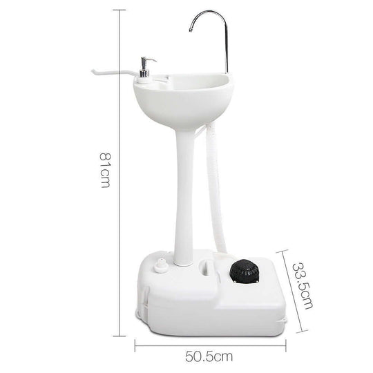 _label_, DSZ Product, feed-cond-new, feed-sl-free shipping, free-shipping, newWeisshorn Camping Basin Portable Hand Wash Sink Stand 19L Capacity - Premium Home & Garden > DIY > Kitchen & Bathroom DIY from Weisshorn ! Shop Online Buy Now at S & D's Value Store Family Business Best Customer Service_label_, DSZ Product, feed-cond-new, feed-sl-free shipping, free-shipping, new