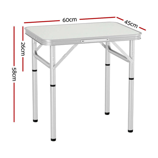 _label_, DSZ Product, feed-cond-new, feed-sl-free shipping, free-shipping, newWeisshorn Folding Camping Table 60Cm Adjustable Portable Outdoor Picnic Desk - Premium Outdoor Recreation > Camping > Camp Furniture from Weisshorn ! Shop Online Buy Now at S & D's Value Store Family Business Best Customer Service_label_, DSZ Product, feed-cond-new, feed-sl-free shipping, free-shipping, new