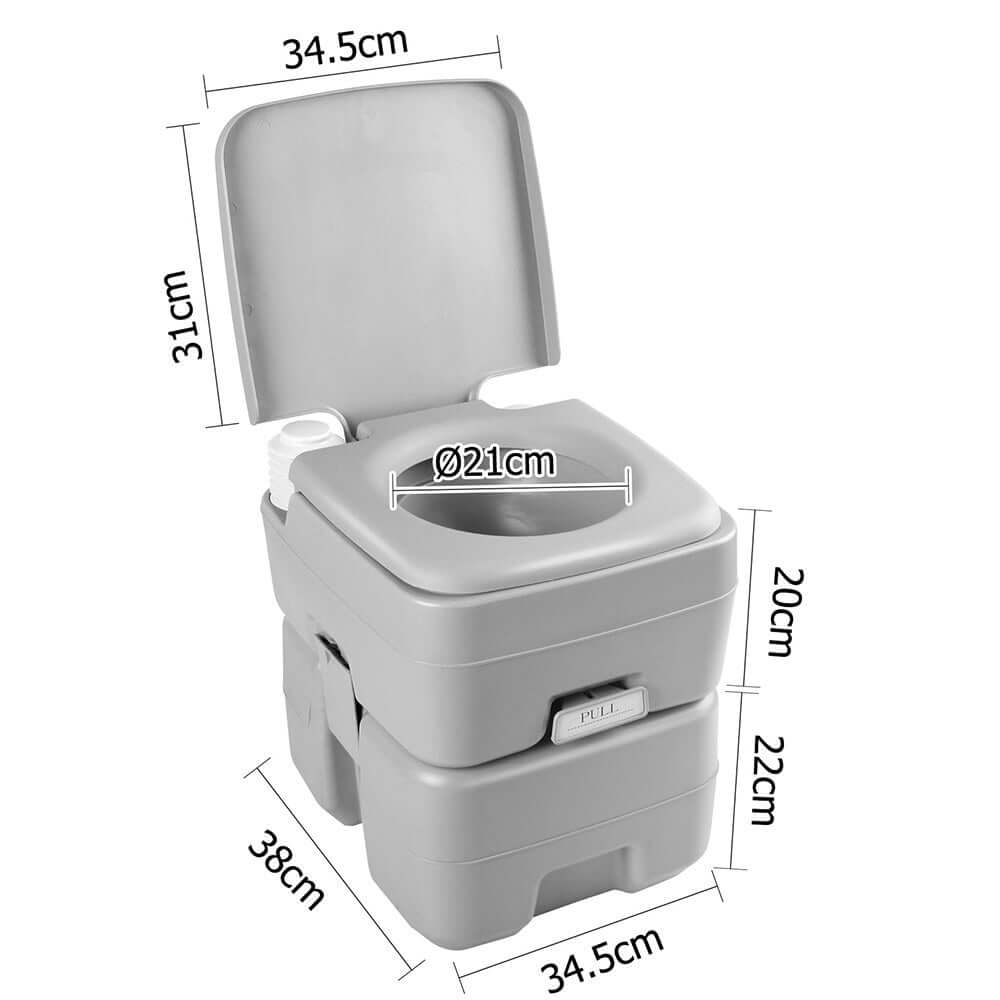 _label_, DSZ Product, feed-cond-new, feed-sl-free shipping, free-shipping, newWeisshorn 20L Portable Camping Toilet Outdoor Flush Potty Boating - Premium Outdoor Recreation > Camping > Portable Toilets & Showers from Weisshorn ! Shop Online Buy Now at S & D's Value Store Family Business Best Customer Service_label_, DSZ Product, feed-cond-new, feed-sl-free shipping, free-shipping, new