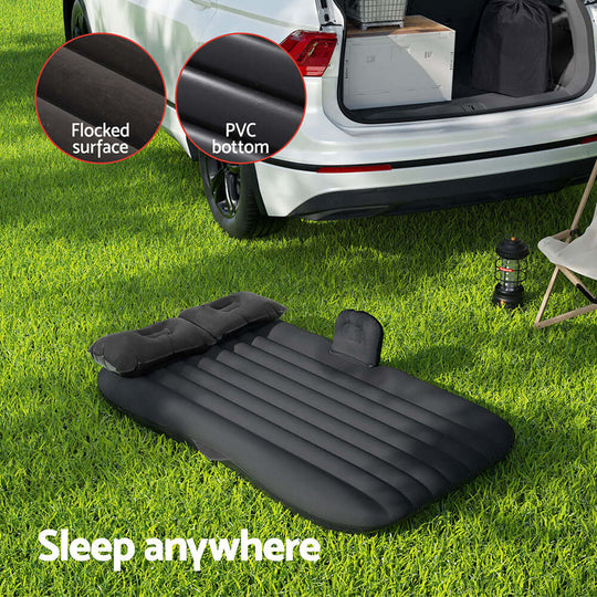 _label_, DSZ Product, feed-cond-new, feed-sl-free shipping, free-shipping, newWeisshorn Car Mattress 134 X 78 Inflatable Suv Back Seat Camping Bed Black - Premium Outdoor Recreation > Camping > Inflatable Mattresses from Weisshorn ! Shop Online Buy Now at S & D's Value Store Family Business Best Customer Service_label_, DSZ Product, feed-cond-new, feed-sl-free shipping, free-shipping, new