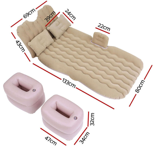 _label_, DSZ Product, feed-cond-new, feed-sl-free shipping, free-shipping, newWeisshorn Car Mattress 176 X 80 Inflatable Suv Back Seat Camping Bed Beige - Premium Outdoor Recreation > Camping > Inflatable Mattresses from Weisshorn ! Shop Online Buy Now at S & D's Value Store Family Business Best Customer Service_label_, DSZ Product, feed-cond-new, feed-sl-free shipping, free-shipping, new