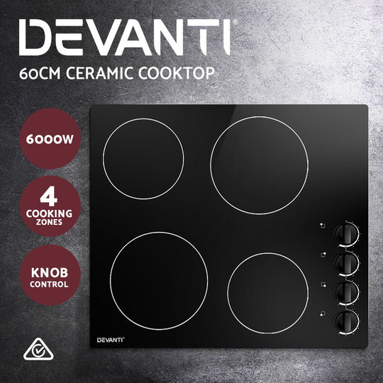 Devanti 電陶瓷爐灶 60 厘米