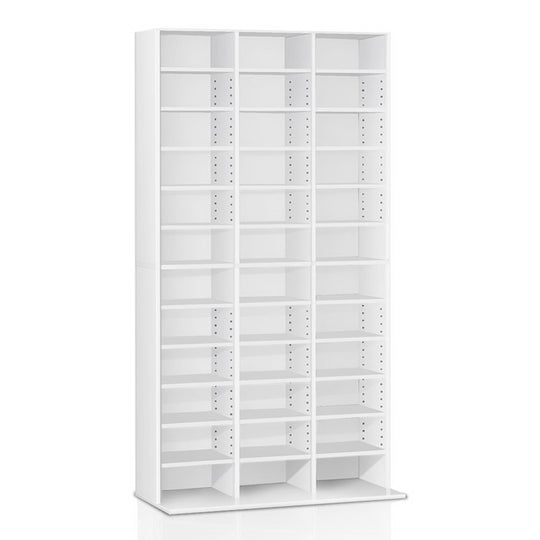 DSZ Product, feed-cond-new, feed-sl-DSZ Freight Payable, newArtiss Bookshelf Cd Storage Rack - Bert White - Premium Furniture > Living Room > Bookcases & Shelves from Artiss ! Shop Online Buy Now at S & D's Value Store Family Business Best Customer ServiceDSZ Product, feed-cond-new, feed-sl-DSZ Freight Payable, new