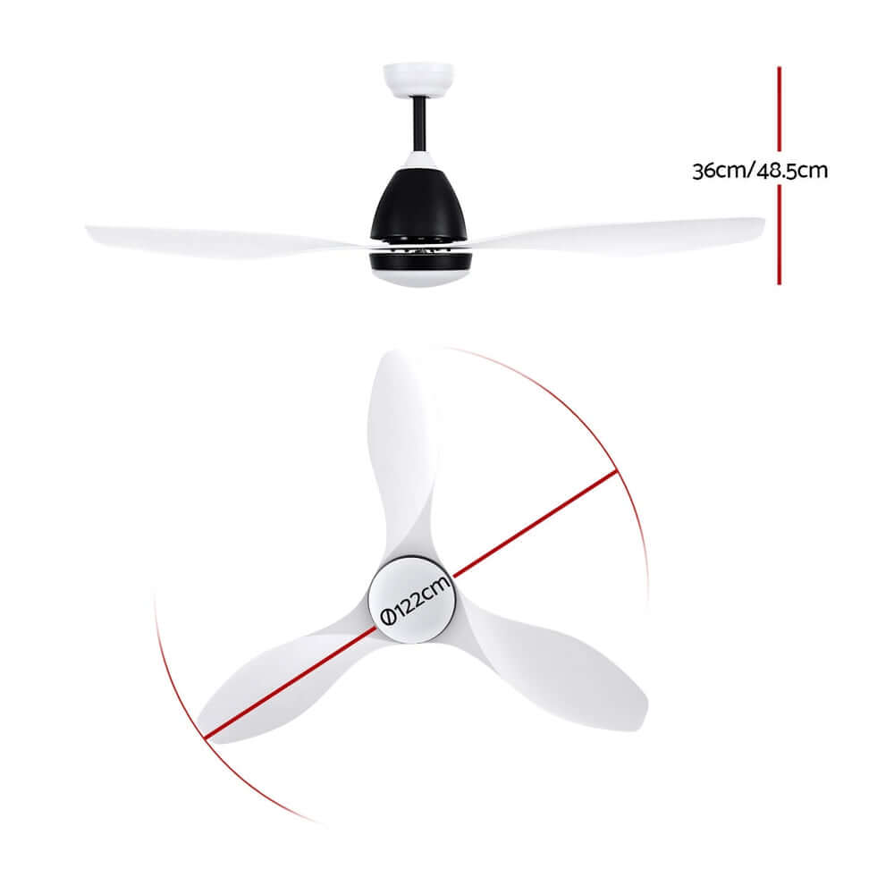 DSZ Product, feed-cond-new, feed-sl-DSZ Freight Payable, newDevanti 48'' Ceiling Fan Dc Motor W/Light W/Remote - White - Premium Appliances > Fans > Ceiling Fans from Devanti ! Shop Online Buy Now at S & D's Value Store Family Business Best Customer ServiceDSZ Product, feed-cond-new, feed-sl-DSZ Freight Payable, new