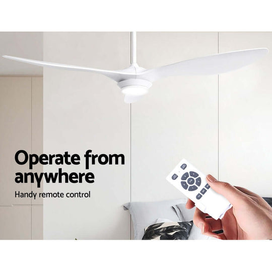 _label_, DSZ Product, feed-cond-new, feed-sl-free shipping, free-shipping, newDevanti 52'' Ceiling Fan Dc Motor W/Light W/Remote - White - Premium Appliances > Fans > Ceiling Fans from Devanti ! Shop Online Buy Now at S & D's Value Store Family Business Best Customer Service_label_, DSZ Product, feed-cond-new, feed-sl-free shipping, free-shipping, new