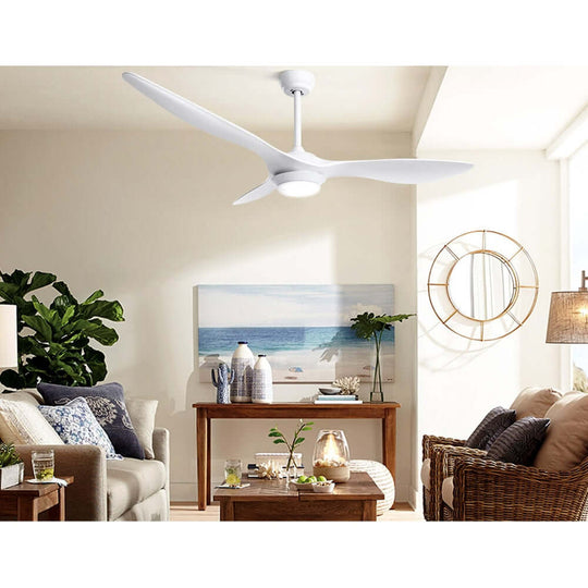 _label_, DSZ Product, feed-cond-new, feed-sl-free shipping, free-shipping, newDevanti 52'' Ceiling Fan Dc Motor W/Light W/Remote - White - Premium Appliances > Fans > Ceiling Fans from Devanti ! Shop Online Buy Now at S & D's Value Store Family Business Best Customer Service_label_, DSZ Product, feed-cond-new, feed-sl-free shipping, free-shipping, new