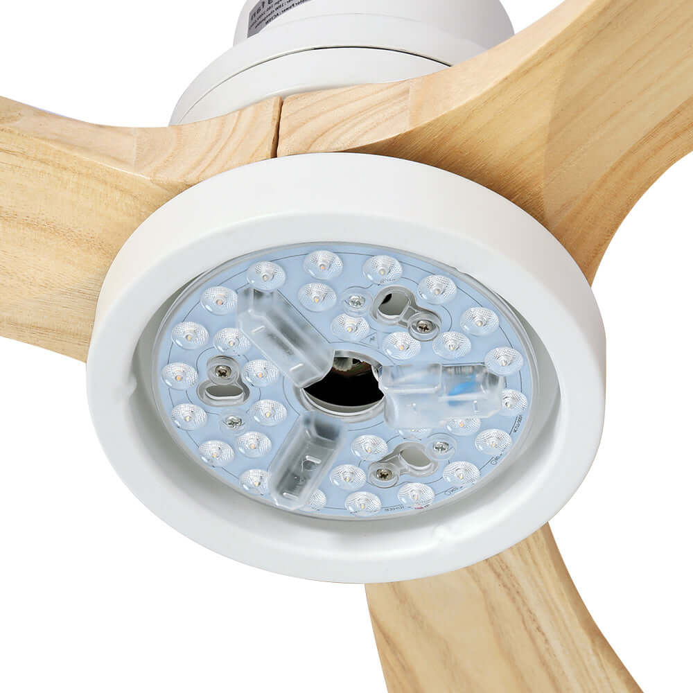 _label_, DSZ Product, feed-cond-new, feed-sl-free shipping, free-shipping, newDevanti 52'' Ceiling Fan Ac Motor Led Light Remote - Light Wood - Premium Appliances > Fans > Ceiling Fans from Devanti ! Shop Online Buy Now at S & D's Value Store Family Business Best Customer Service_label_, DSZ Product, feed-cond-new, feed-sl-free shipping, free-shipping, new