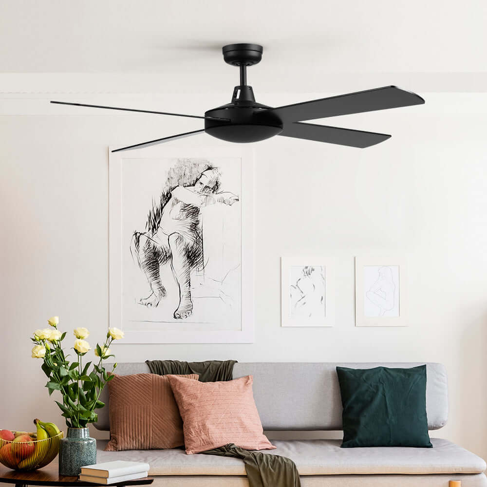 _label_, DSZ Product, feed-cond-new, feed-sl-free shipping, free-shipping, newDevanti 52'' Ceiling Fan W/Remote - Black - Premium Appliances > Fans > Ceiling Fans from Devanti ! Shop Online Buy Now at S & D's Value Store Family Business Best Customer Service_label_, DSZ Product, feed-cond-new, feed-sl-free shipping, free-shipping, new