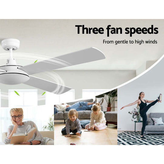 _label_, DSZ Product, feed-cond-new, feed-sl-free shipping, free-shipping, newDevanti 52'' Ceiling Fan W/Remote - White - Premium Appliances > Fans > Ceiling Fans from Devanti ! Shop Online Buy Now at S & D's Value Store Family Business Best Customer Service_label_, DSZ Product, feed-cond-new, feed-sl-free shipping, free-shipping, new